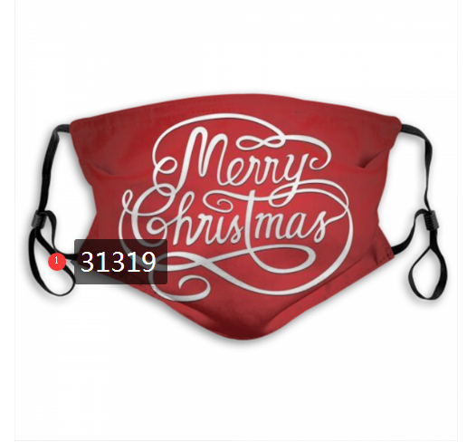 2020 Merry Christmas Dust mask with filter 104->mlb dust mask->Sports Accessory